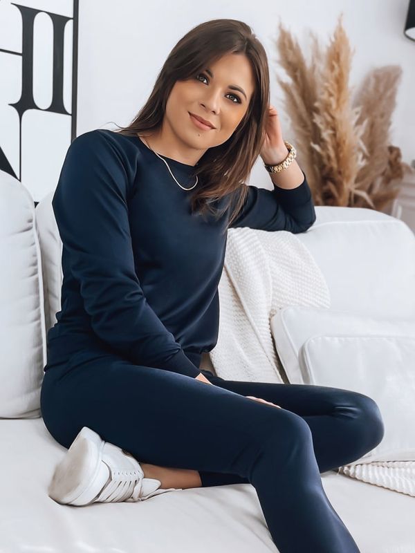 DStreet Komplet damski dresowy MILIAN granatowy Dstreet