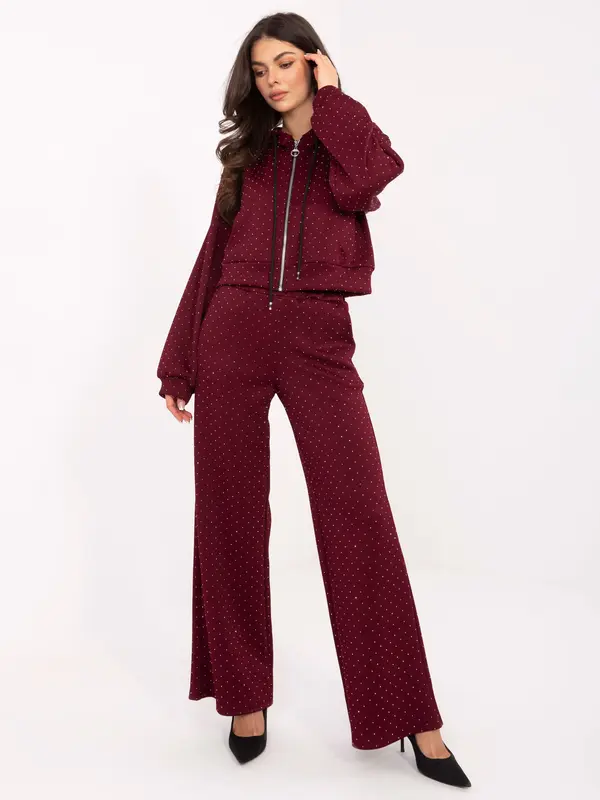 RUE PARIS Komplet-IT-KMPL-21709.18-burgundy