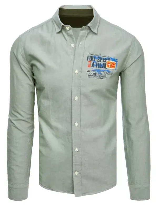 DStreet Koszula męska miętowa Dstreet