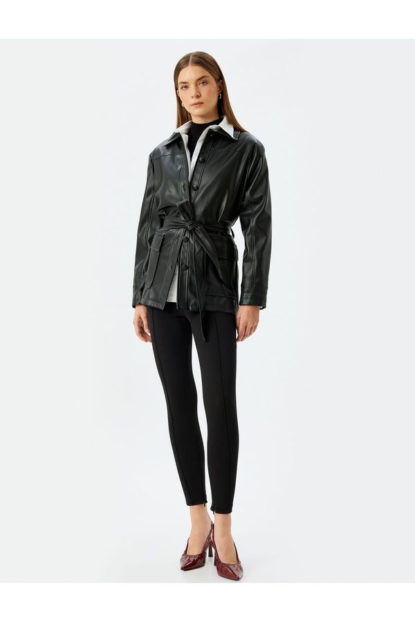 Koton Koton Black Women's Leggings