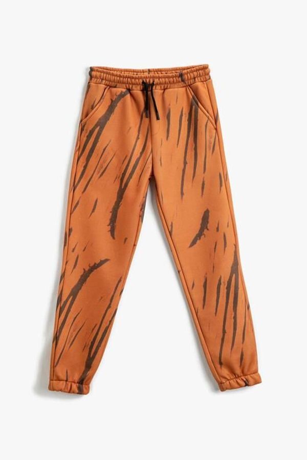 Koton Koton Boys' Tie Waist Jogger Sweatpants with Pockets