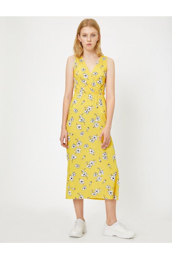 Koton Koton haljina - žuta - osnovna