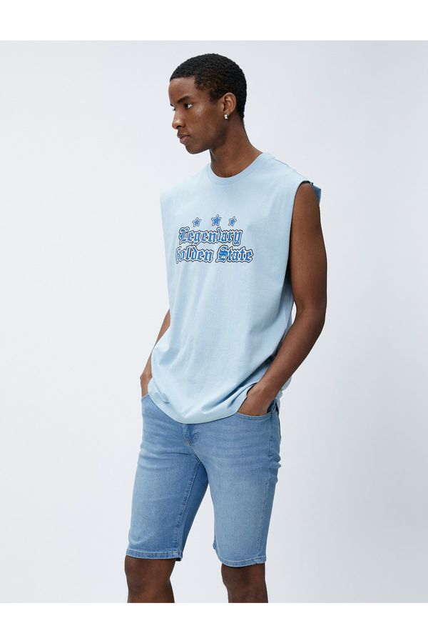 Koton Koton Jeans Shorts With Button Button Pocket Detail Cotton.