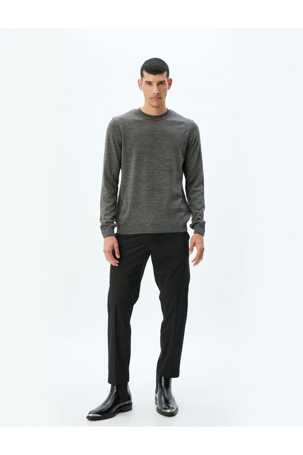 Koton Koton Knitwear Sweater Basic Crew Neck Long Sleeve