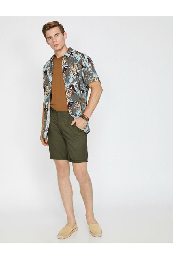 Koton Koton Men's Pocket Detailed Slim Fit Shorts