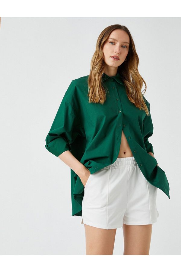 Koton Koton Mini Shorts with Pocket. Elastic Waist.