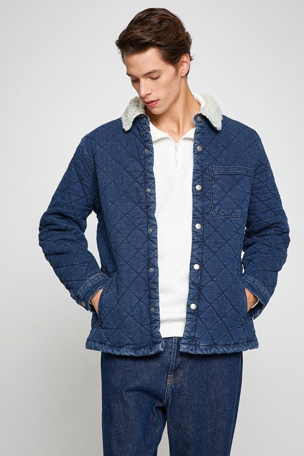 Koton Koton muška tamna indigo jakna