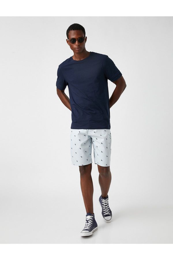 Koton Koton Patterned Gabardine Shorts