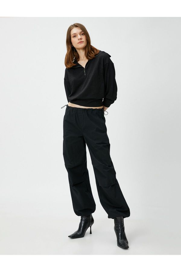 Koton Koton pola patentnog zatvarača trenirka stalak ovratnik