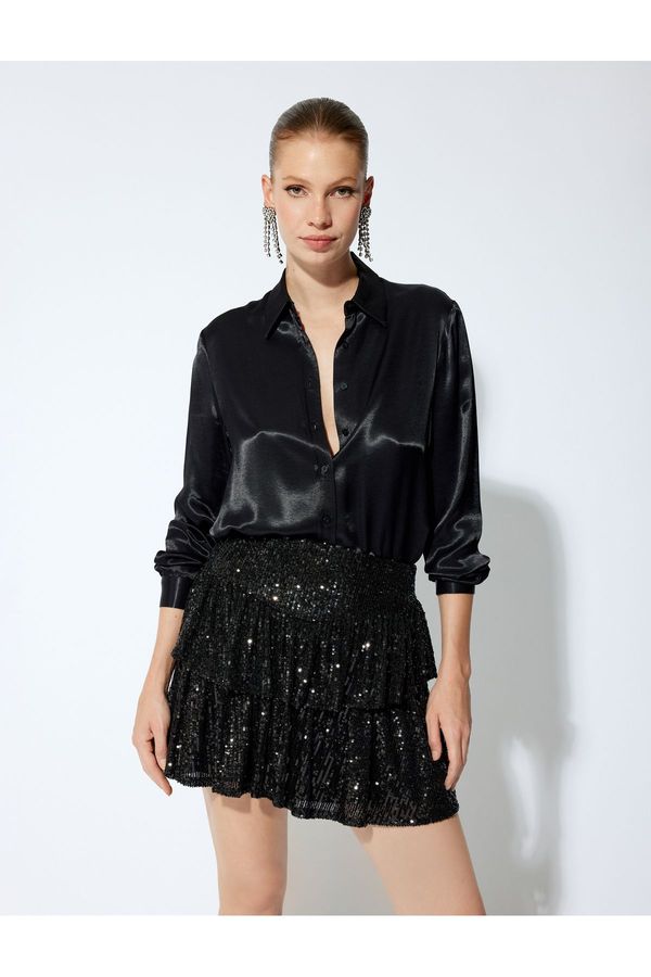 Koton Koton Sequined Skirt