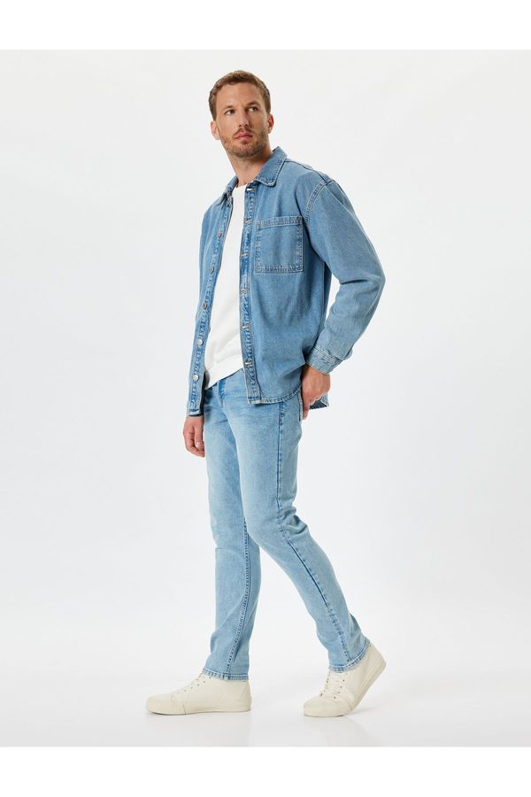 Koton Koton Standard Waist Slim Fit Jeans - Brad Jean
