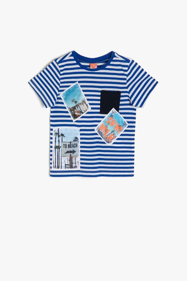 Koton Koton T-Shirt - Blue - Regular fit