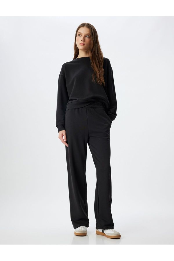 Koton Koton Tracksuit Set 2 Piece Triple Yarn Cotton