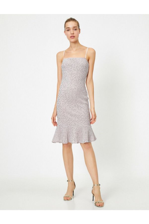 Koton Koton večernja i maturalna haljina - ružičasta - oba volana