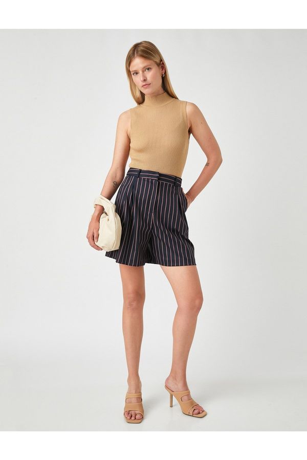 Koton Koton Wide Leg Shorts with Pockets