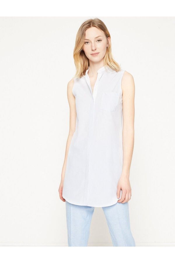 Koton Koton Women's Blue Striped Tunic