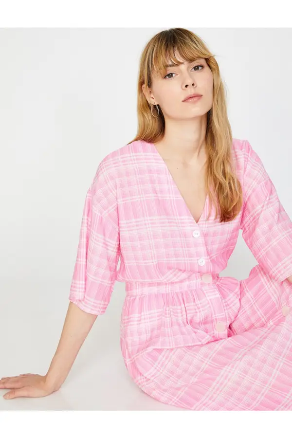 Koton Koton Women's Checkered Shirt