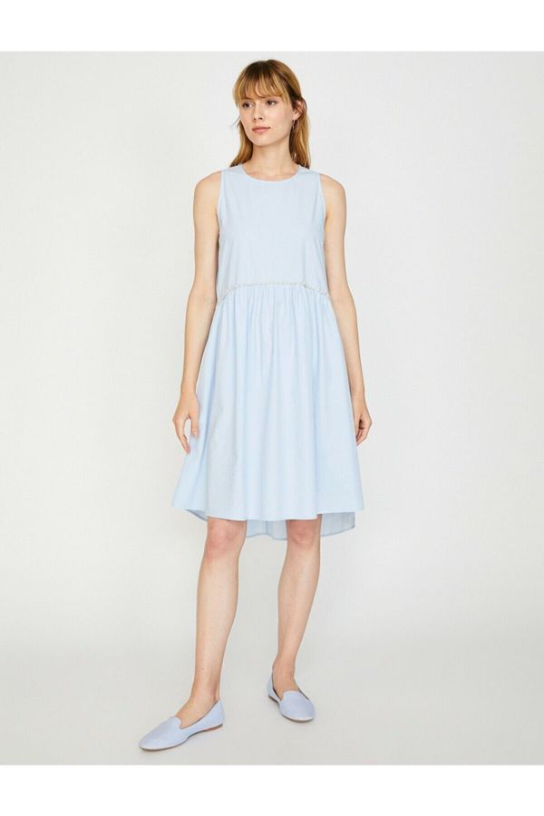 Koton Koton ženska biserna detaljna haljina