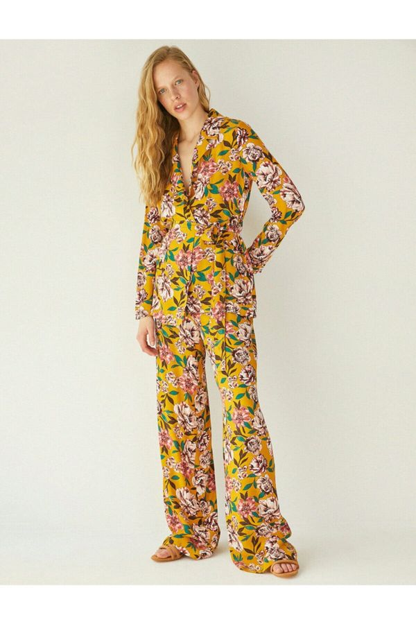 Koton Koton ženske cvjetne hlače