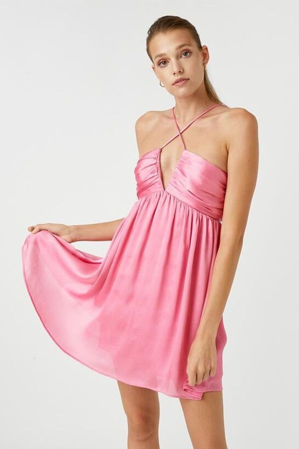 Koton Koton Ženski prozor Detalj mini haljina 2sak80144fw