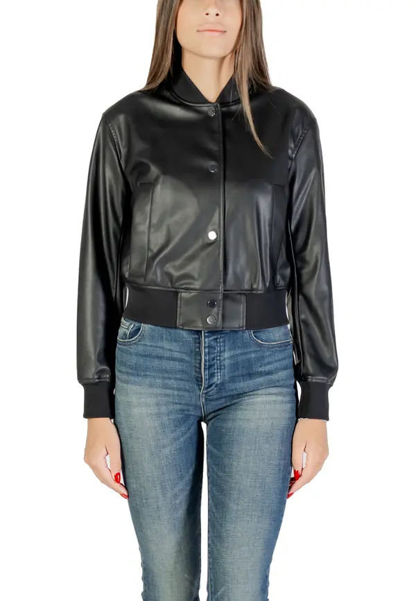 Armani Kožna bomber jakna Armani Exchange