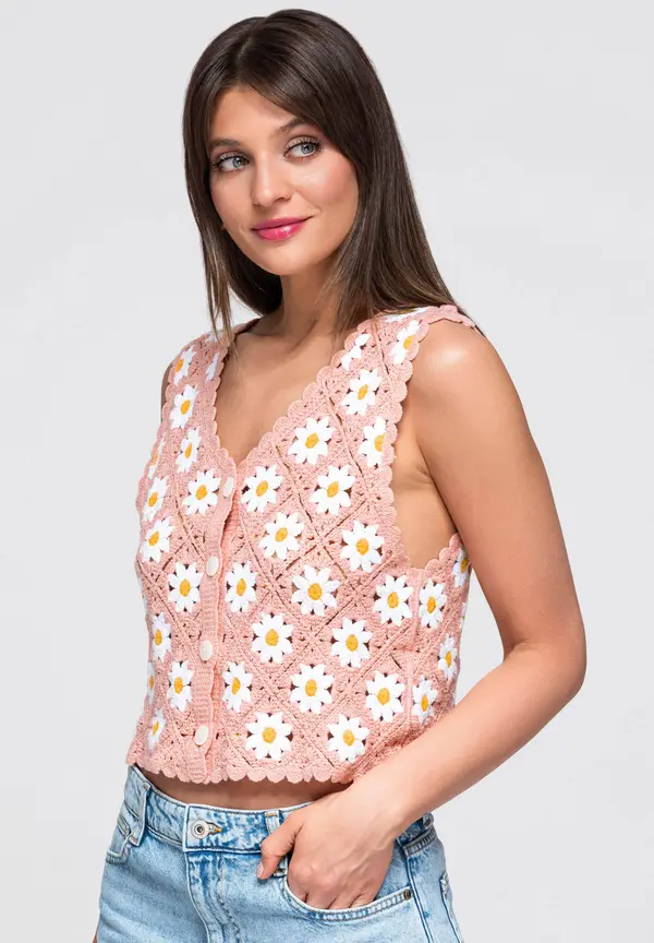 Edoti Kratka ženska bluza Edoti