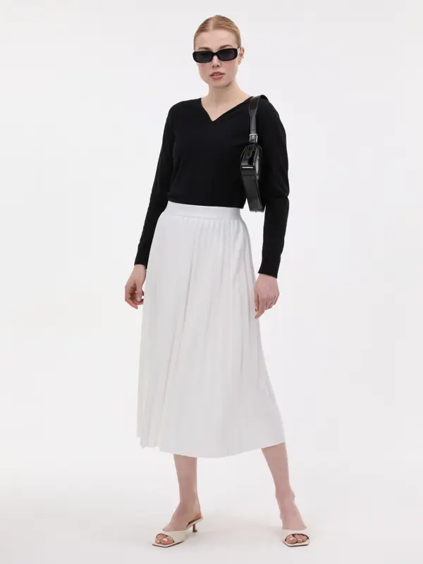 Orsay Krem midi suknja ORSAY