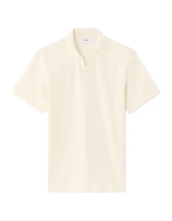 Celio Krem muška polo majica Celio Nepiquy