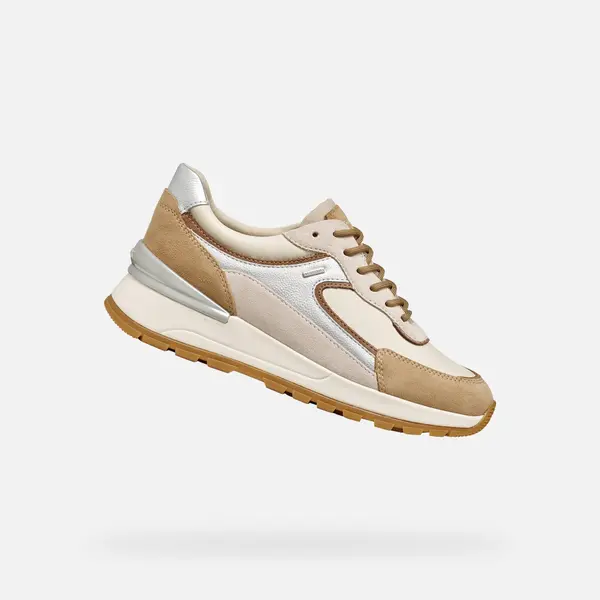GEOX Krem ženske tenisice Geox Desya B ABX