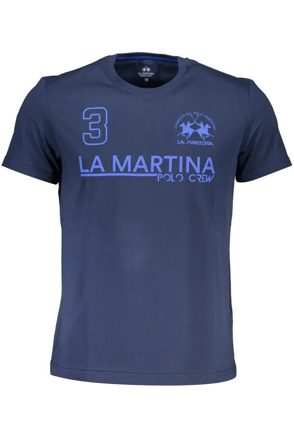 La Martina LA MARTINA plava majica kratkih rukava