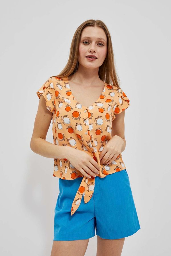 Moodo LADIES SHIRT L-KO-4052 PEACH