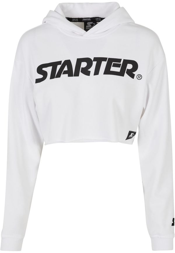 Starter Ladies Starter Cropped Hoody White