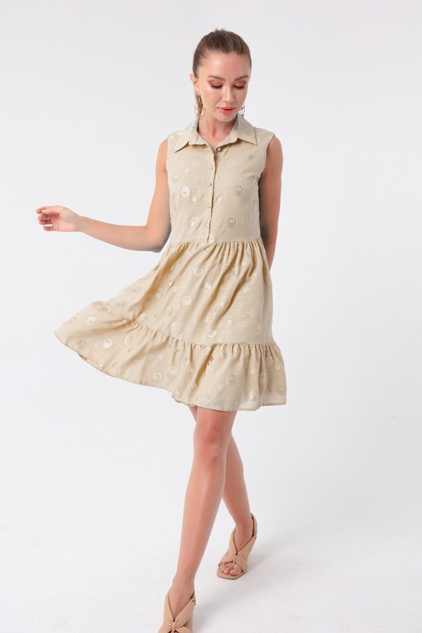 Lafaba Lafaba Ženska mini haljina od kune