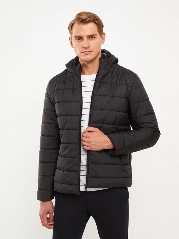 LC Waikiki LC Waikiki Standard Mold Hooded Men's Puffer Coat