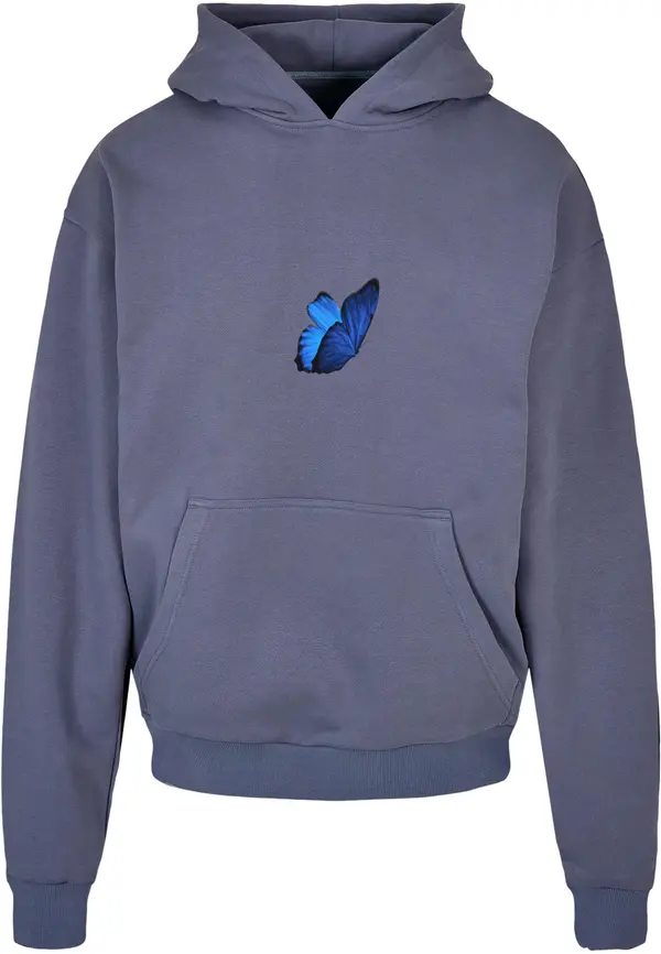 Mister Tee Le Papillon Heavy Oversize Hoody vintageblue
