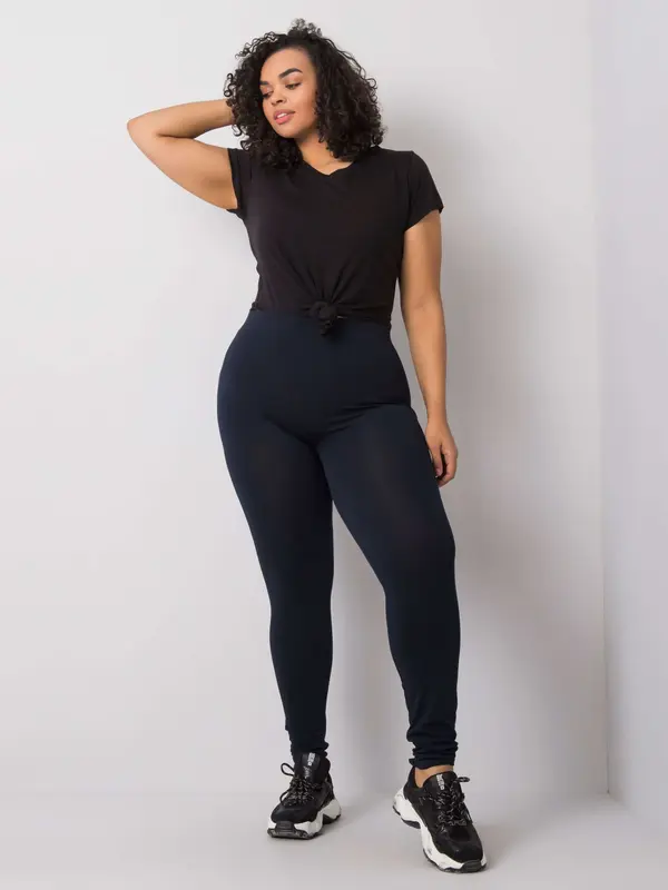 BASIC Feel Good Leggings-RV-LG-6304.12-navy blue