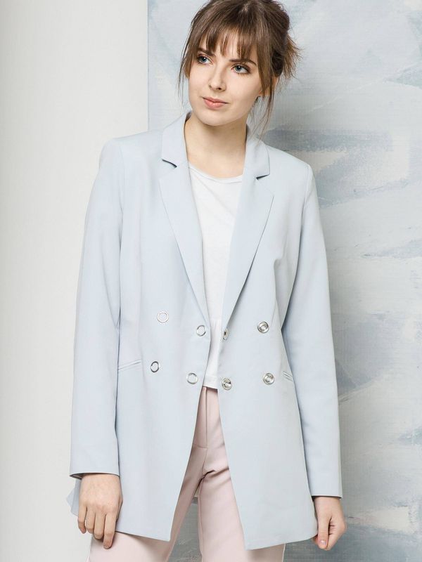 LeMonada Lemonade jacket fastened with press studs blue