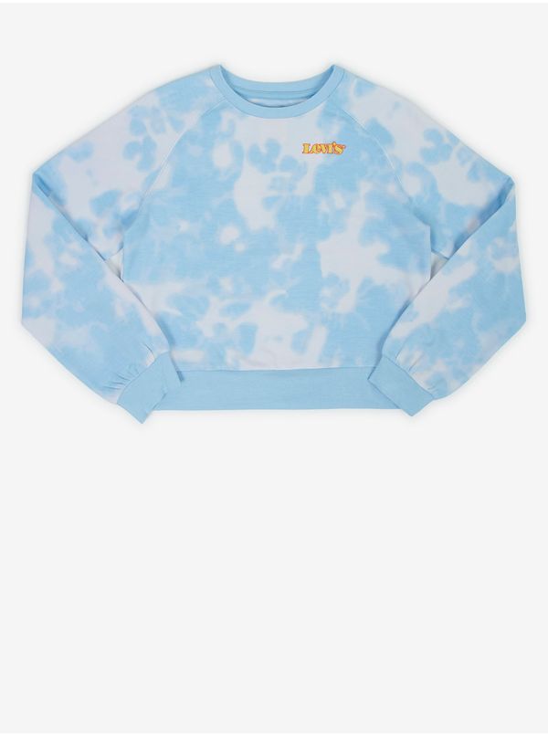 Levi's® Levi's White-Blue Kids Batik Sweatshirt Levi's® - Girls