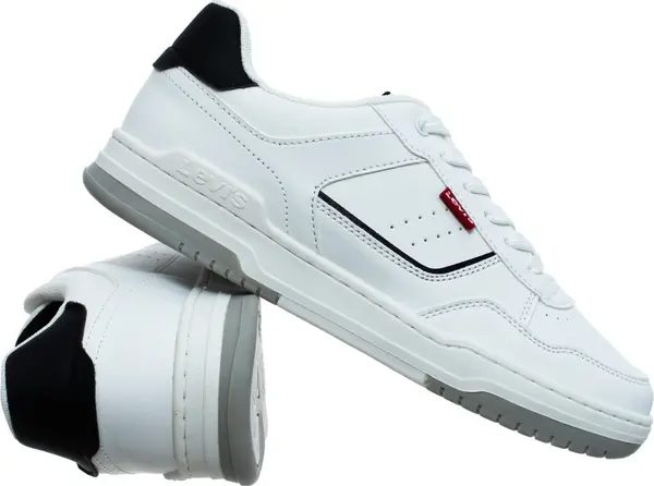 Levi's Levi's ženske tenisice John Se bijelo/crne