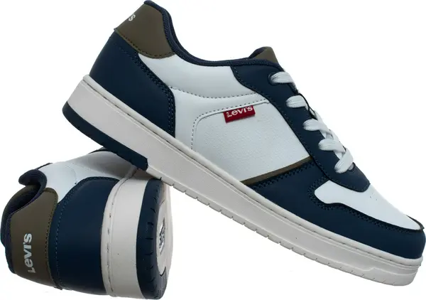 Levi's Levi's - Women's Shoes - Kick Se Virv0153s - White Navy Green 3199