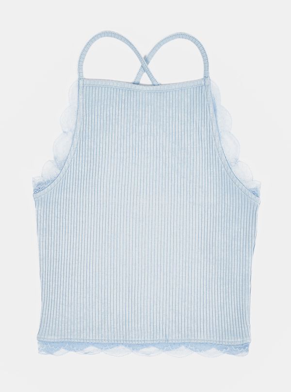 TALLY WEiJL Light blue top with lace details TALLY WEiJL - Women