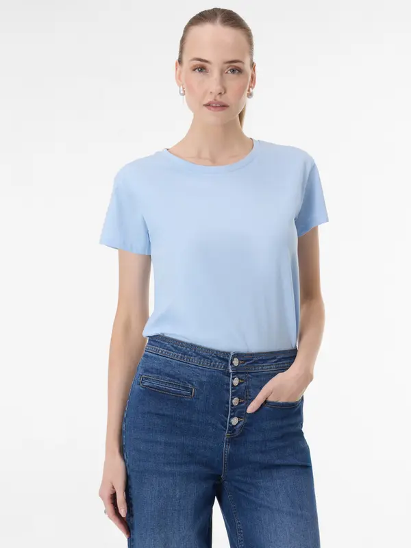 Orsay Light blue women's ORSAY T-shirt