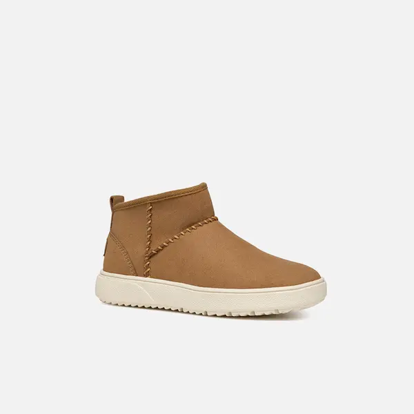 GEOX Light Brown Girls Ankle Boots Geox Theleven - Girls