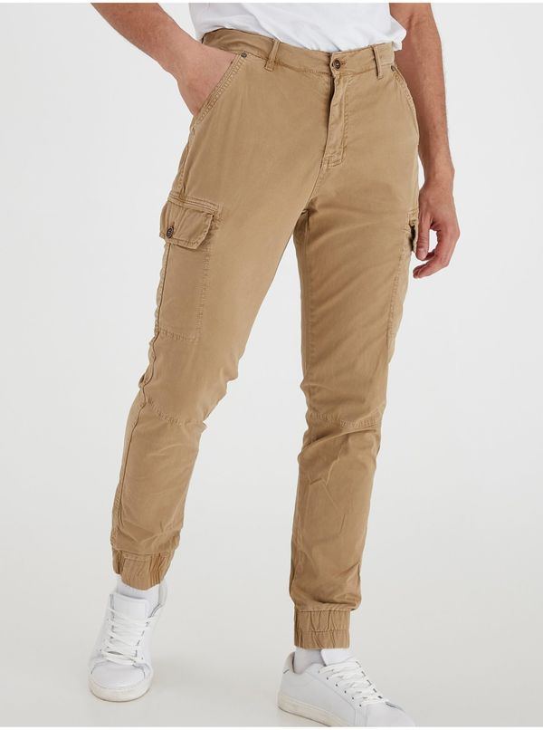 Blend Light Brown Trousers with Pockets Blend Nan - Men