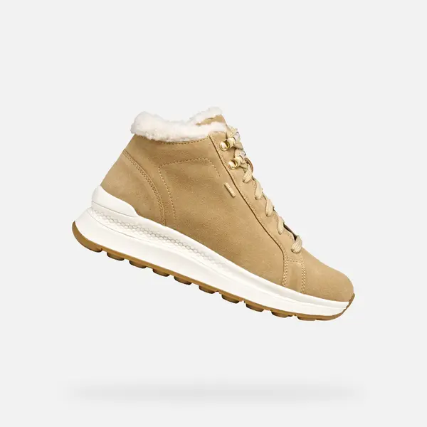 GEOX Light Brown Women's Geox Spherica Actif X2 Sneakers - Women's