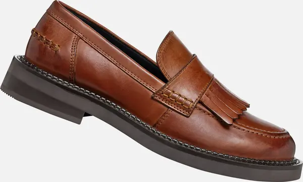 GEOX Light brown women's moccasins Geox Serilda - Women's