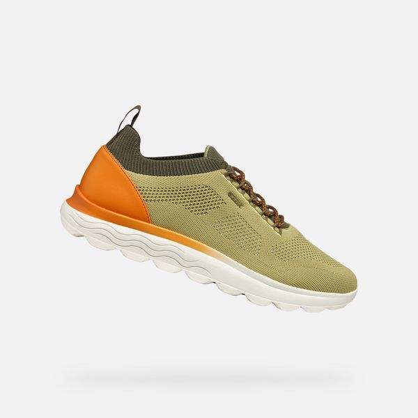 GEOX Light green men's sneakers Geox Spherica - Men's