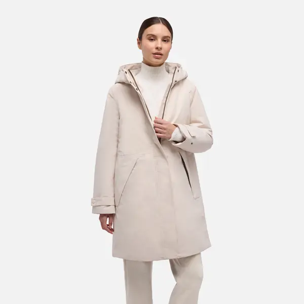 GEOX Light Pink Women's Parka Geox Hoara - Women's