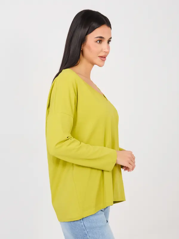 RUE PARIS Limeta bluza s dugim rukavima