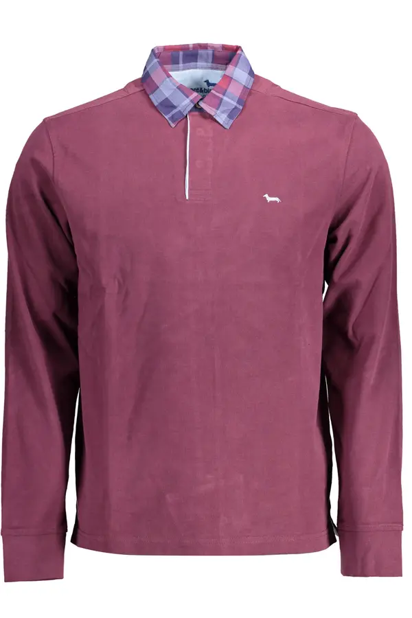 HARMONT &amp; BLAINE Ljubičaste muške polo majice dugih rukava
